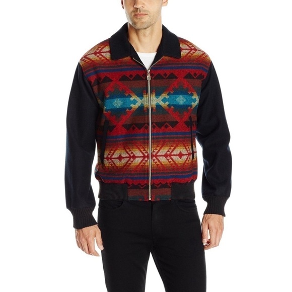 Pendleton Other - Pendleton M Western Coat Mens Coyote Canyon Big Horn Black DK579